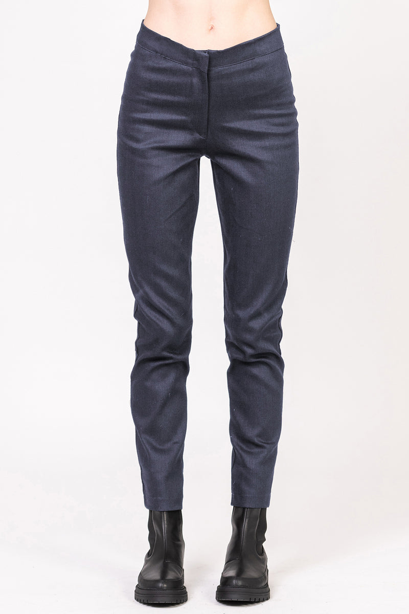 Latitude – Slim Fit Pants – Blue Denim Front